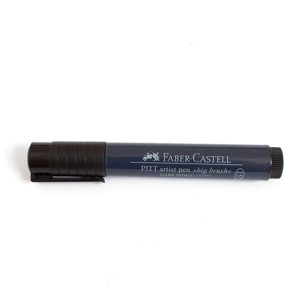 Faber Castell, Pitt, Artist, Big, Brush Pen, Indigo Deep